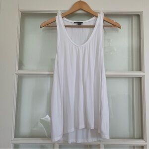 Vince white micro modal tank top women's small S V096381352 IMP6730